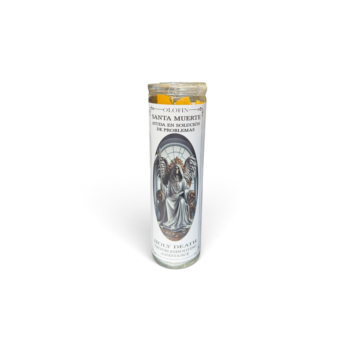 “Santa Muerte Holy Death” PREPARED Candle
