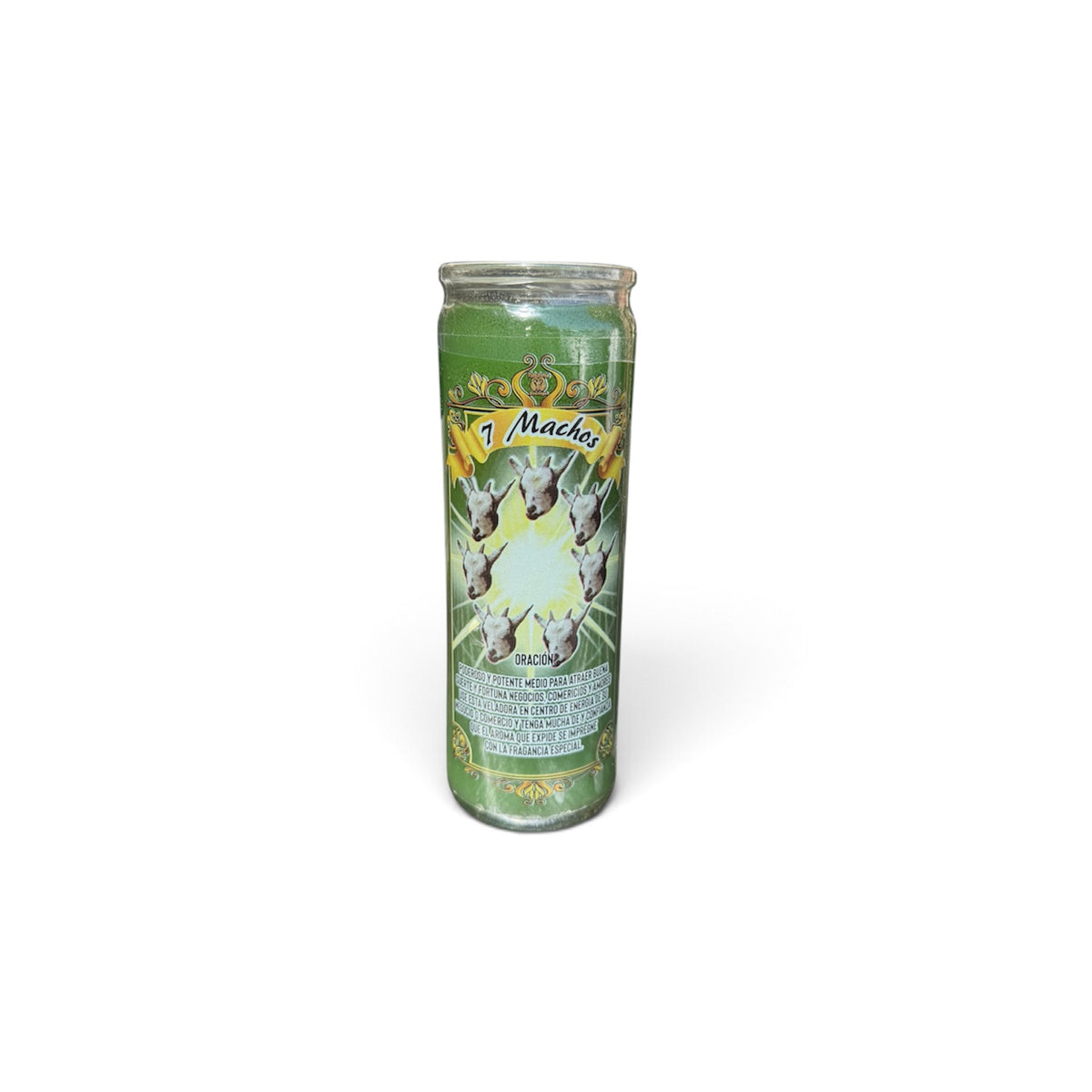 “7 Machos” PREPARED Candle