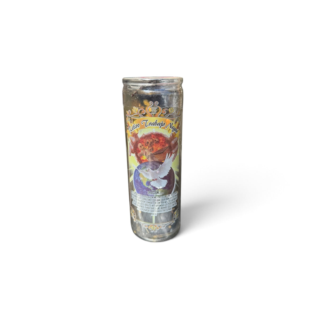 “Retiro Trabajo Negro” PREPARED Candle
