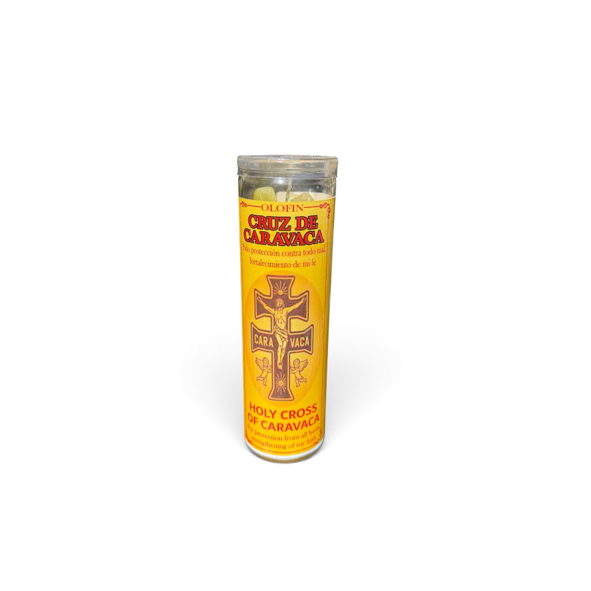 “Cruz De Caravaca Holy Cross Of Caravaca” PREPARED Candle